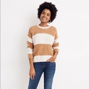 Madewell Teddy Striped Pullover Sweater